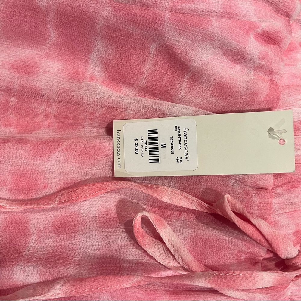 Blue Rain Pink Tie-Dye Mini Skirt - Picture 3 of 3